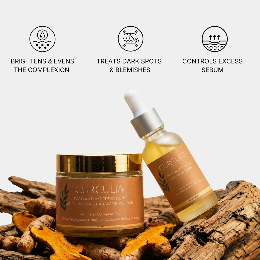 French Formulated Anti-Dark Spots Turmeric Routine