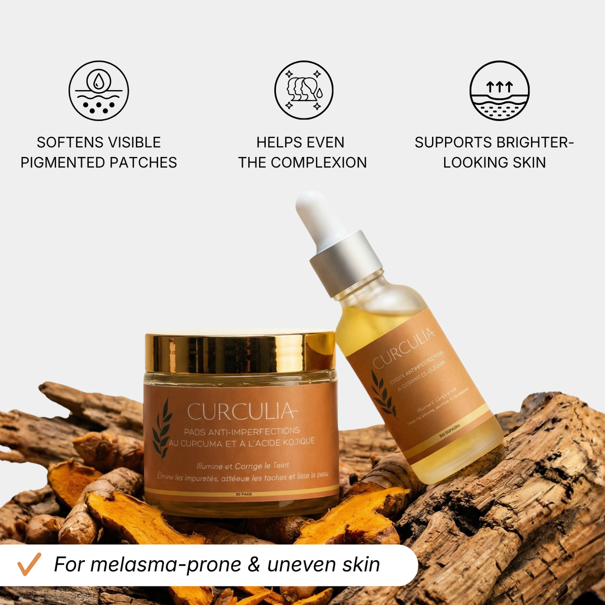 Anti-Dark Spots Turmeric Routine